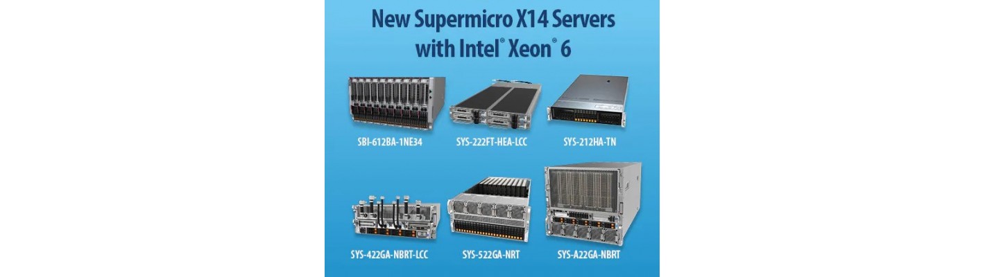Supermicro анонсировал новые серверы на базе Intel X14
