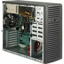Supermicro SC732I-R500B, серверный корпус Mid-Tower, 500 Вт, черный